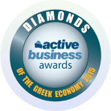 Diamonds active business awards badge 2015